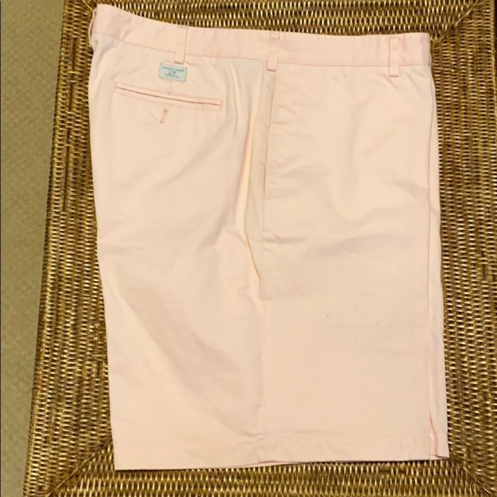 Pink shorts. Plain front